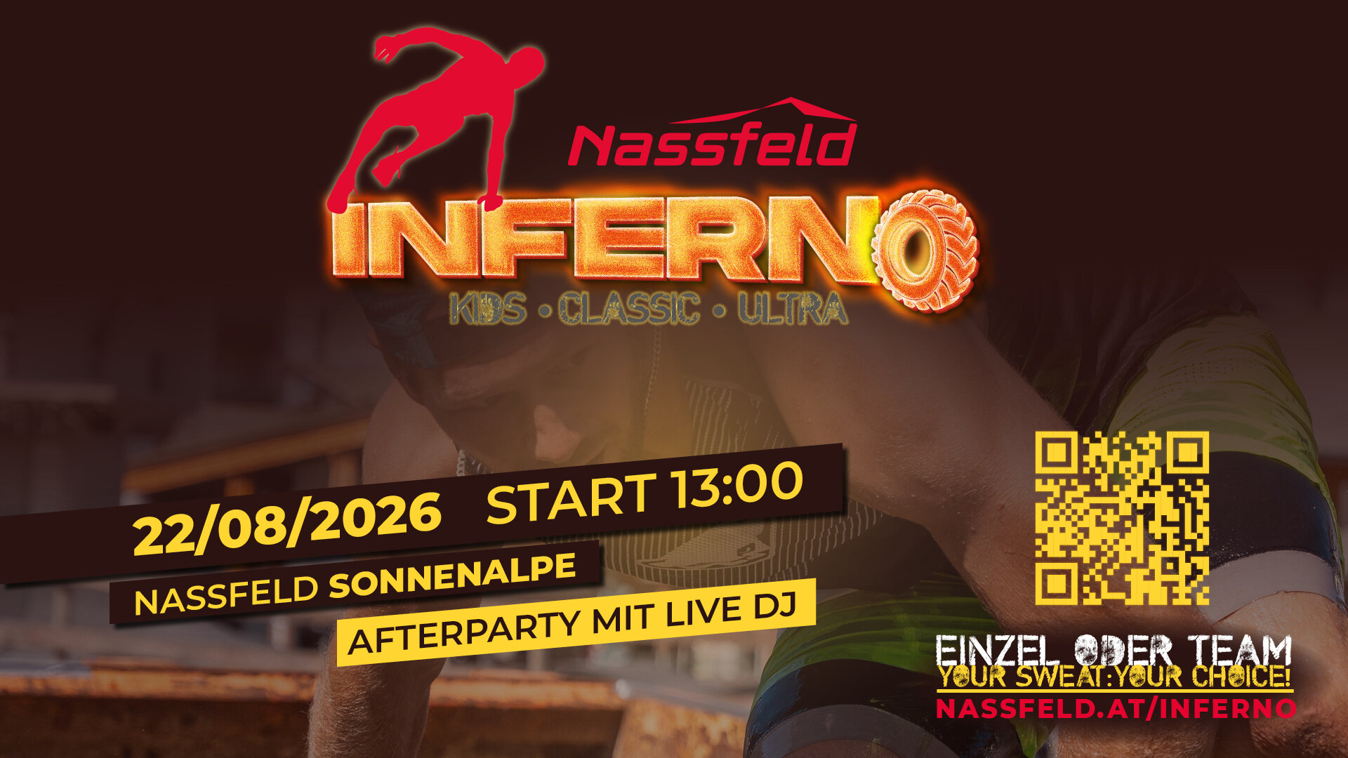 Inferno Nassfeld 22/08/2026 Start 13:00 Nassfeld Sonnenalpe Afterparty